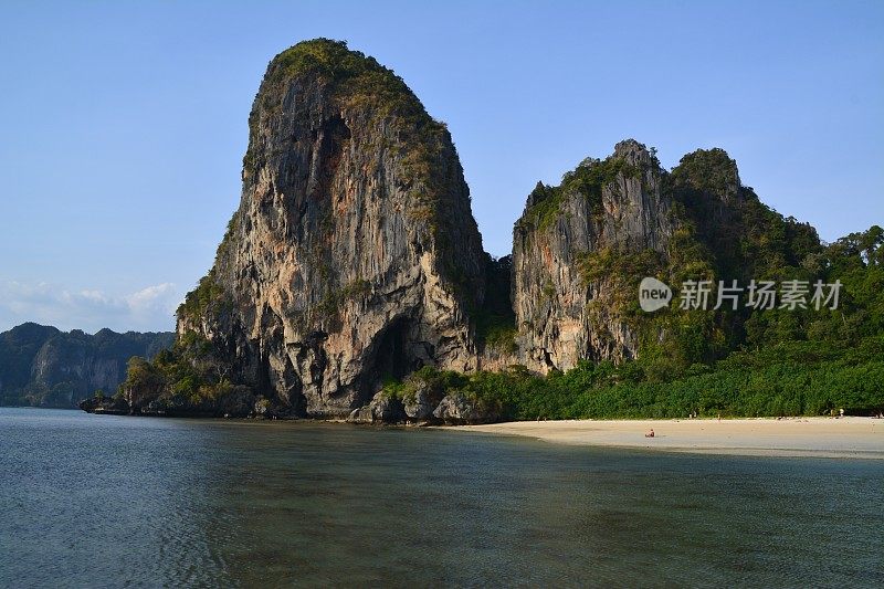 泰国甲米海岸，Phra nang海滩